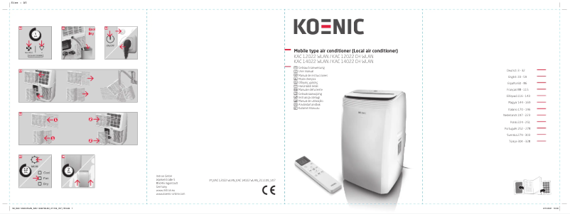 Page 1 de la notice Manuel utilisateur Koenic KAC 12022 WLAN