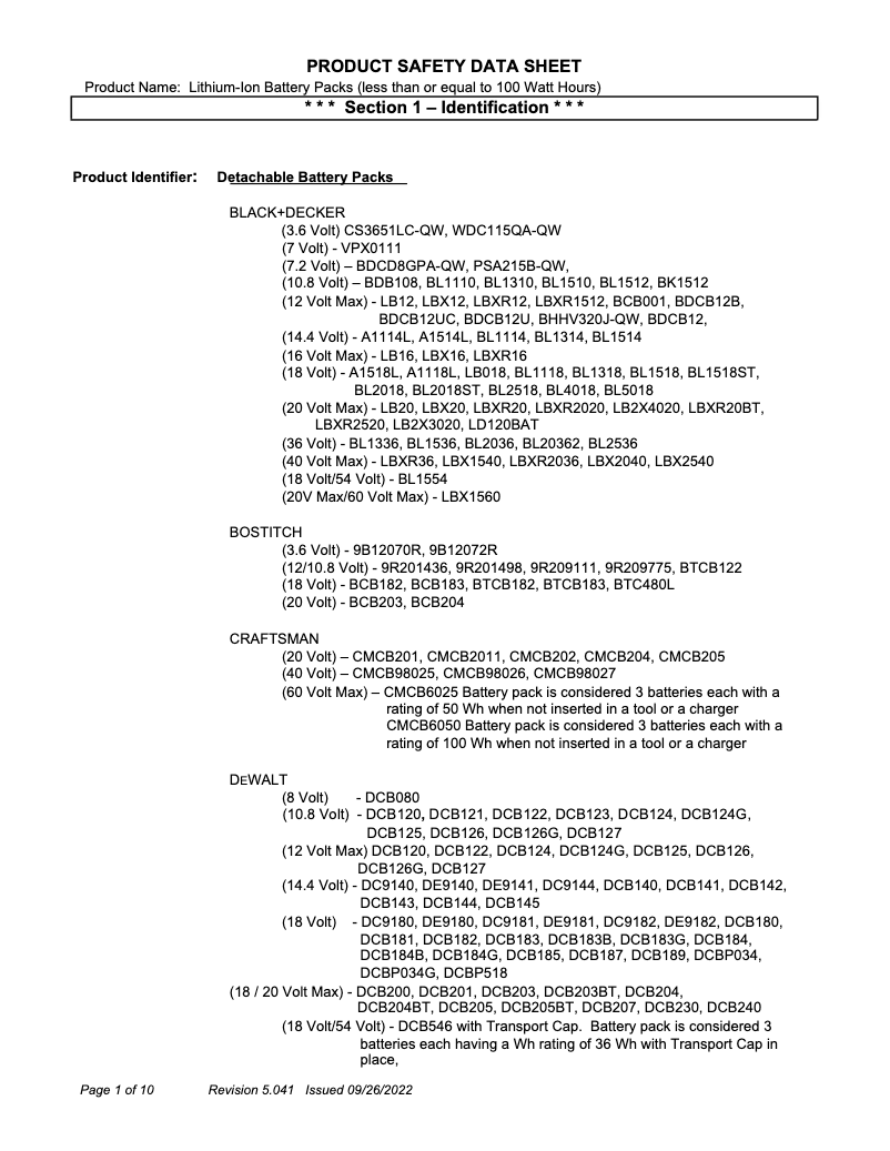 Page 1 de la notice Fiche technique Klein Tools BAT20GD14H