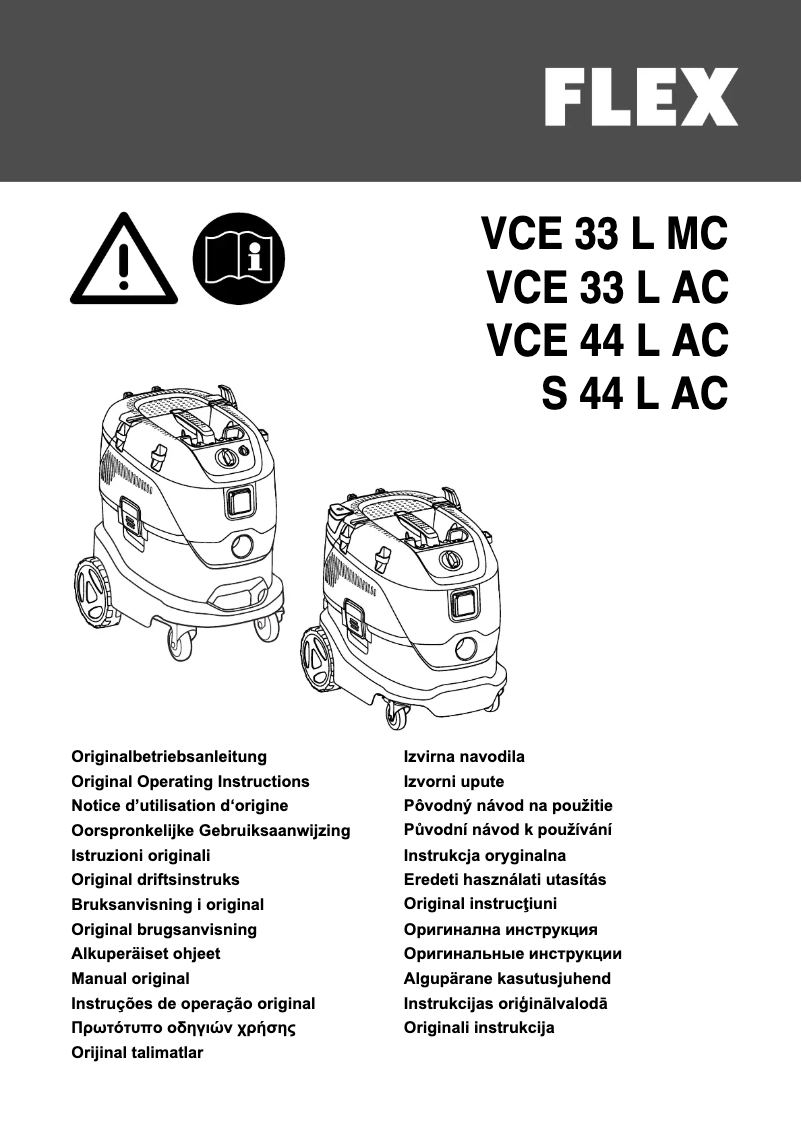 Página 1 del manual Manual de usuario Flex VCE 33 L AC