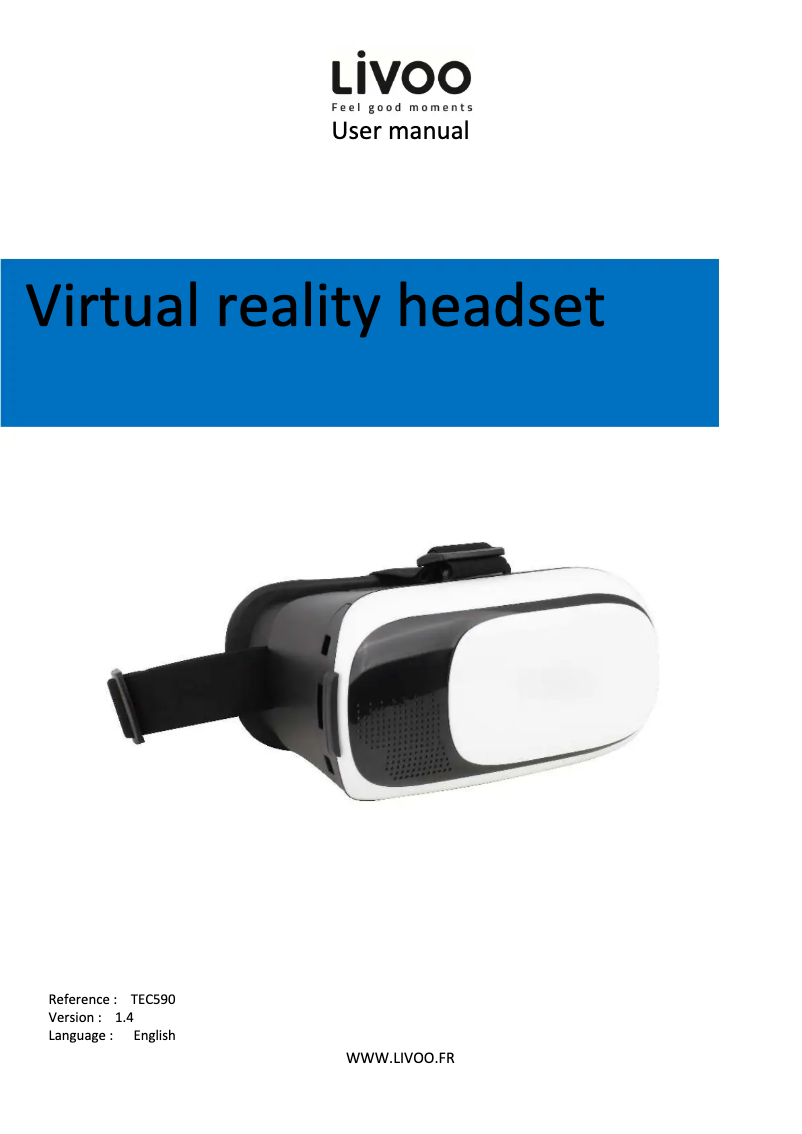 Image de la première page du manuel de l'appareil TEC590