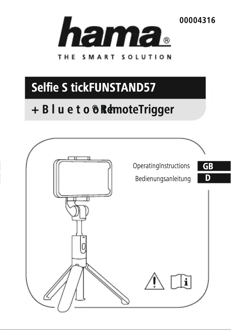 Page 1 de la notice Manuel utilisateur Hama Funstand 57