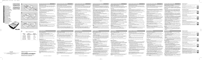 Page n°1 - Mode d'emploi Philips MultiLife SCB4350NB