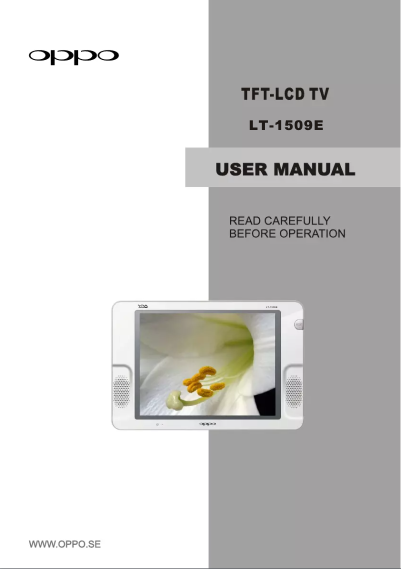 Page n°1 - Manuel utilisateur Oppo LT 1509