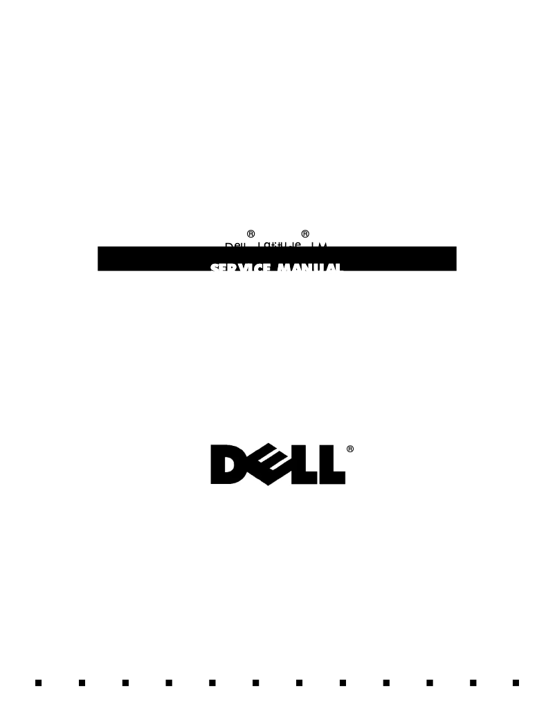 Page 1 de la notice Manuel utilisateur Dell Latitude LM