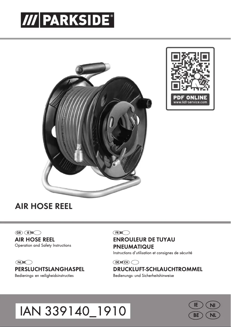 Page n°1 - Manuel utilisateur Parkside IAN 339140