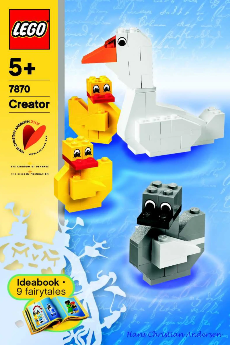 Page 1 de la notice Manuel utilisateur Lego Classic 7870
