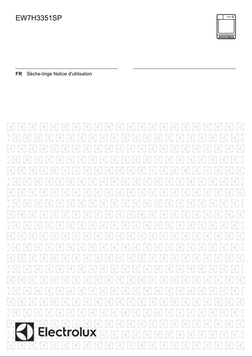 Page n°1 - Manuel utilisateur Electrolux EW7H3351SP
