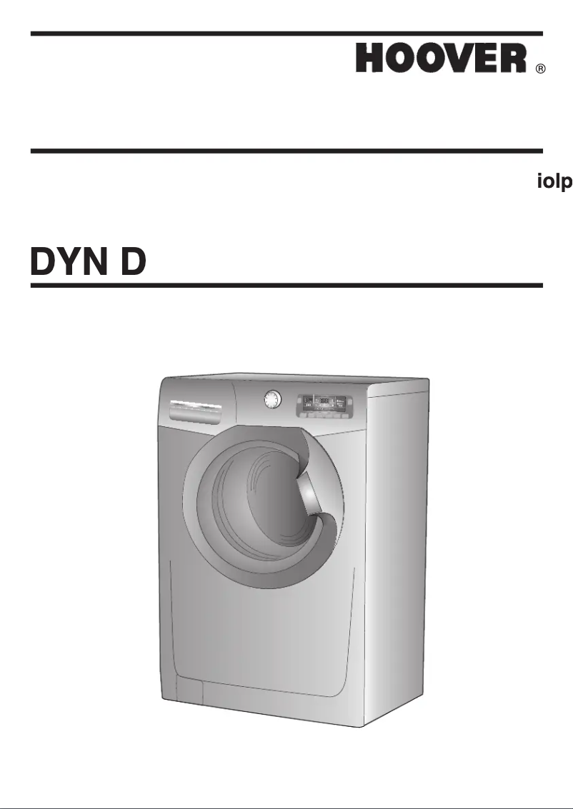 Page n°1 - Manuel utilisateur Hoover DYN 10144D3-47