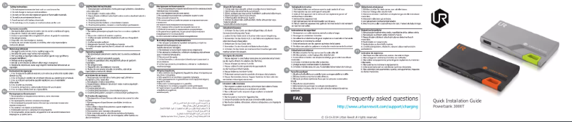 Page n°1 - Manuel utilisateur Urban Revolt 3000T Thin