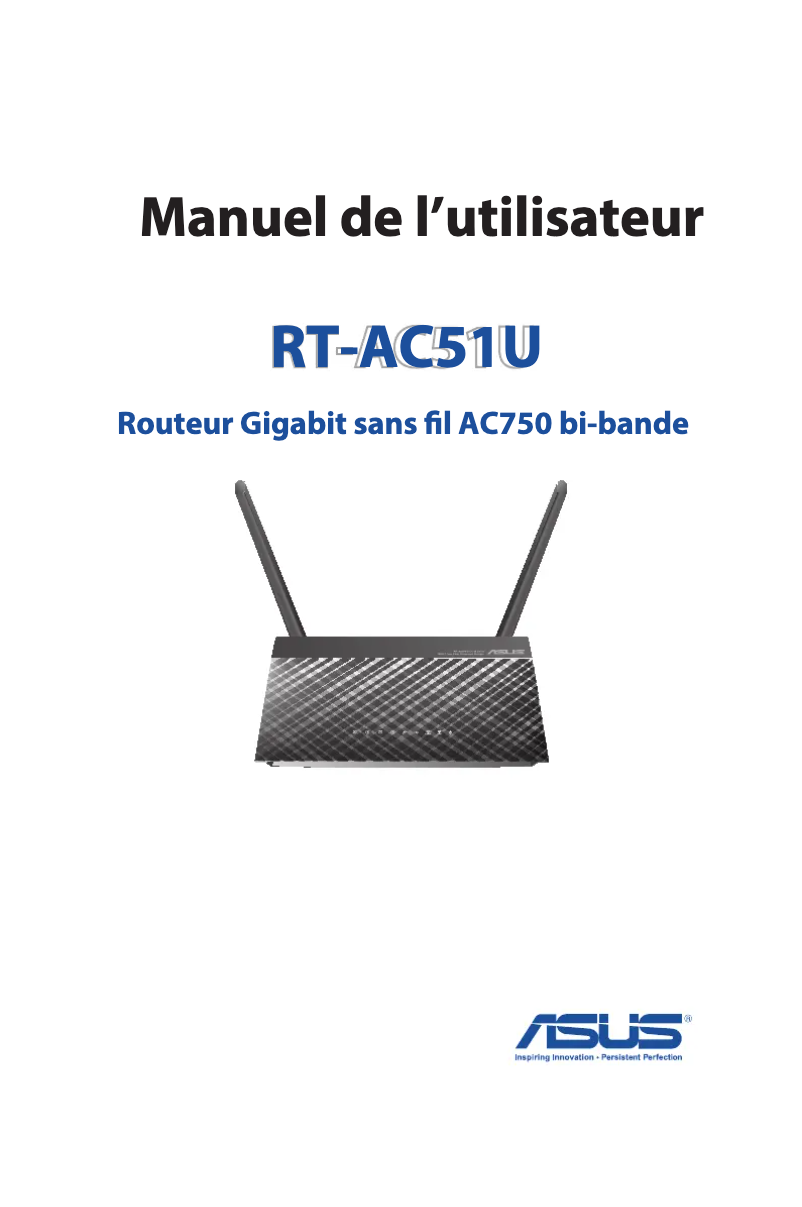 Page n°1 - Manuel utilisateur Asus RT-AC51U