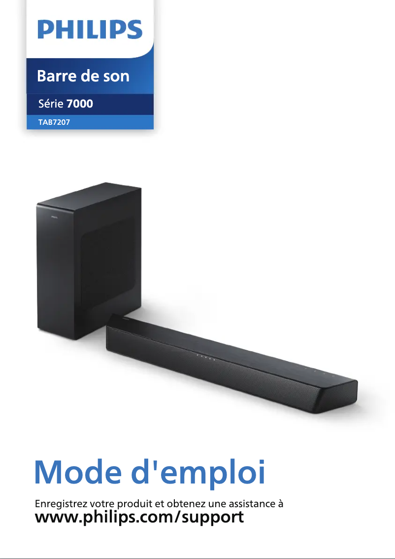 Página 1 del manual Manual de usuario Philips TAB7207