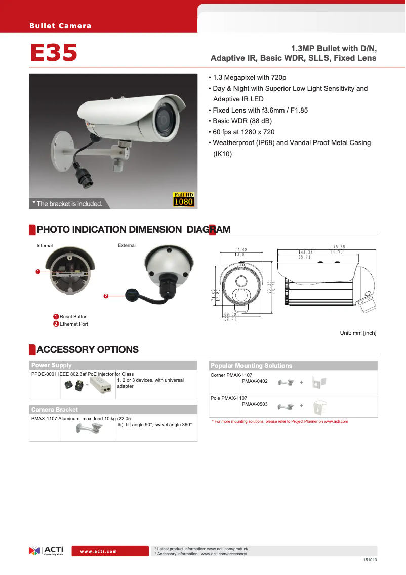 Image de la première page du manuel de l'appareil E35