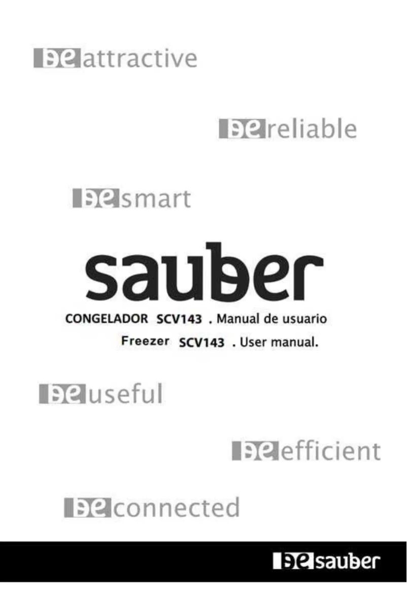 Page 1 de la notice Manuel utilisateur Sauber SCV143