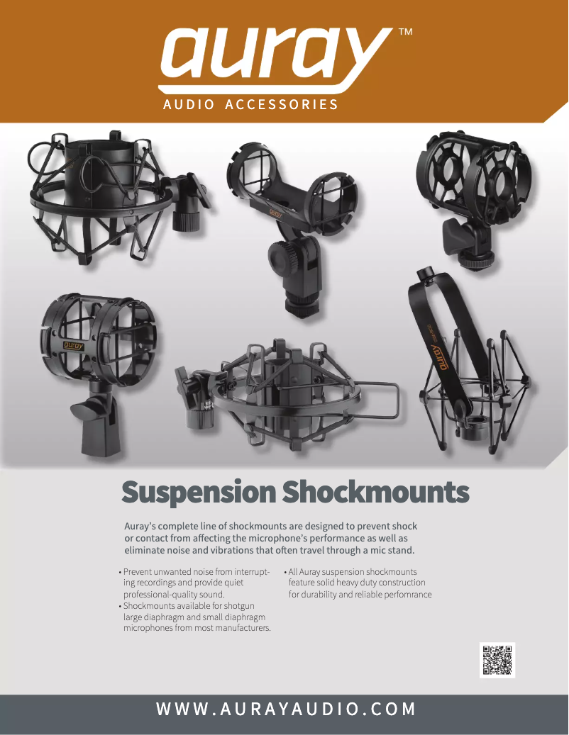 Page 1 de la notice Manuel utilisateur Auray SHM-UC2