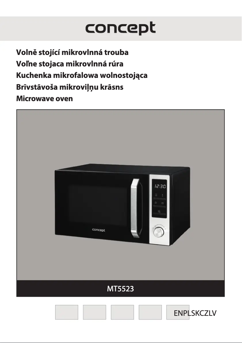 Page 1 de la notice Manuel utilisateur Concept MT5523