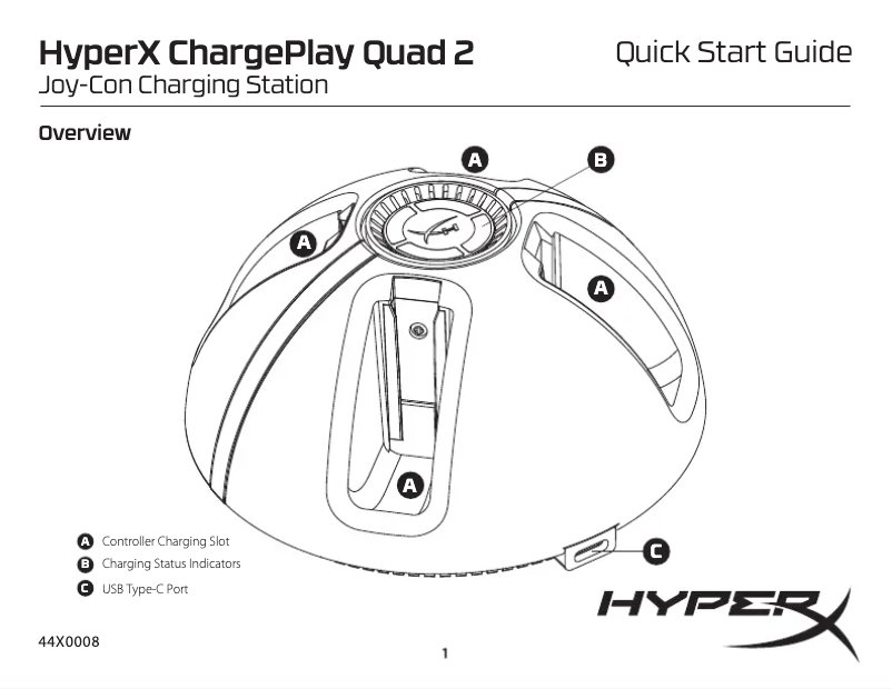 Image de la première page du manuel de l'appareil ChargePlay Quad 2