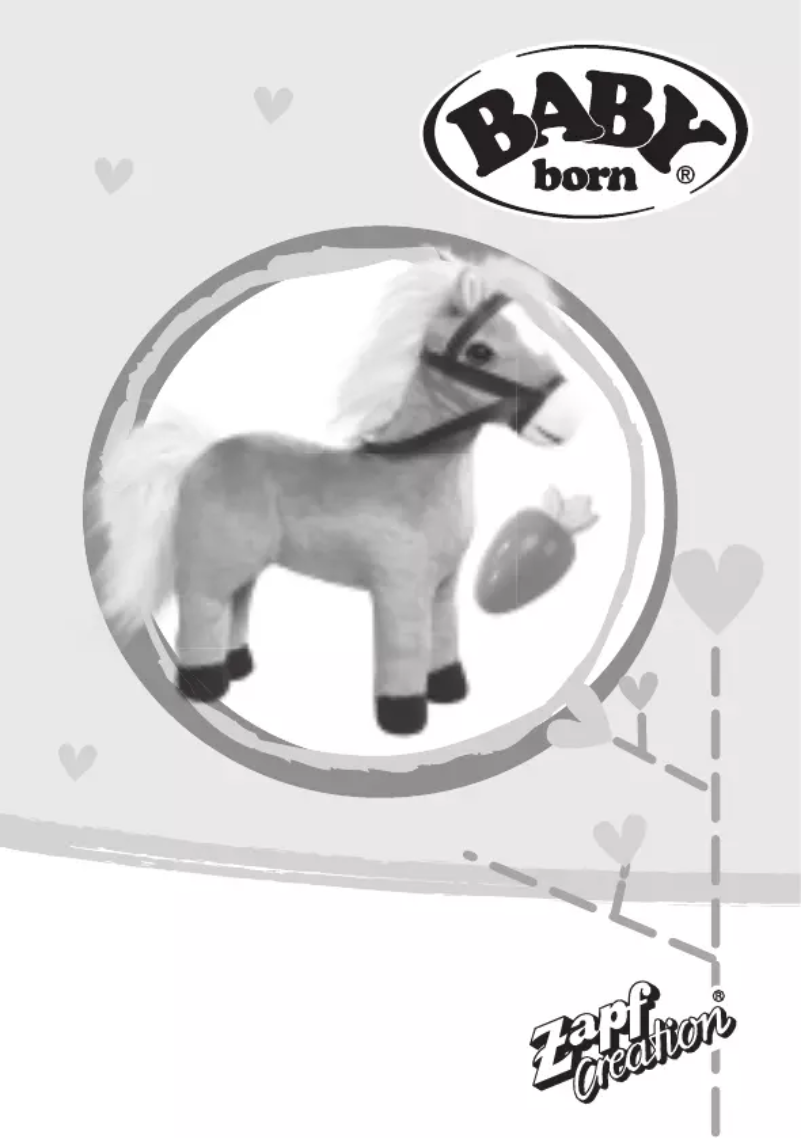 Page n°1 - Manuel utilisateur BABY born Horse