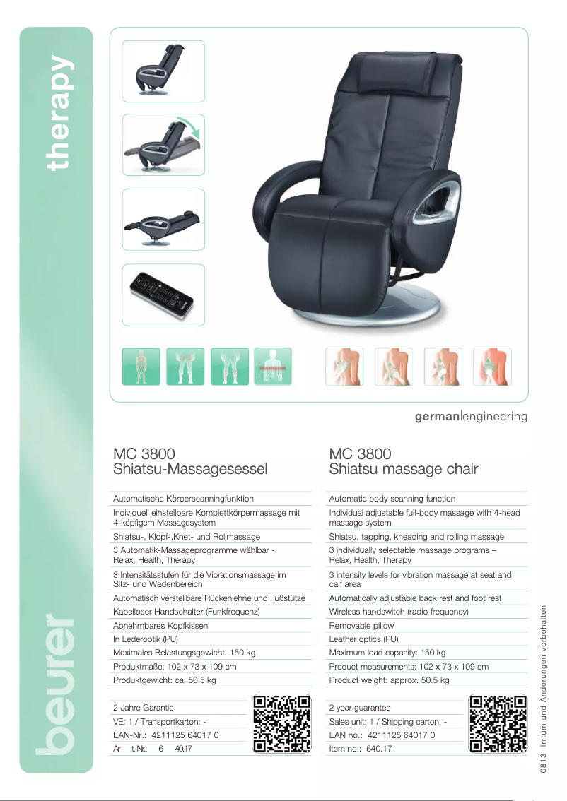 Image de la première page du manuel de l'appareil MC 3800