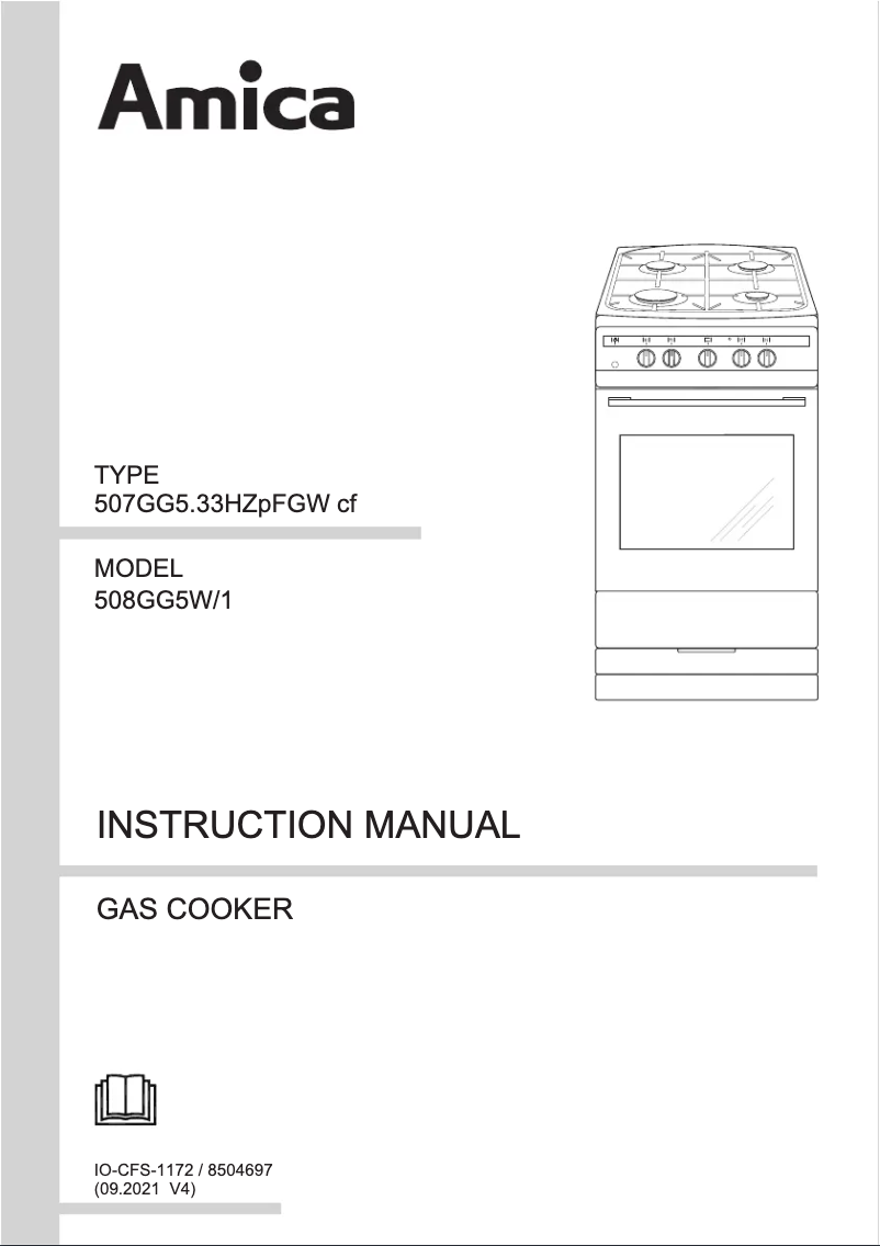 Page n°1 - Manuel utilisateur Amica 508GG5W