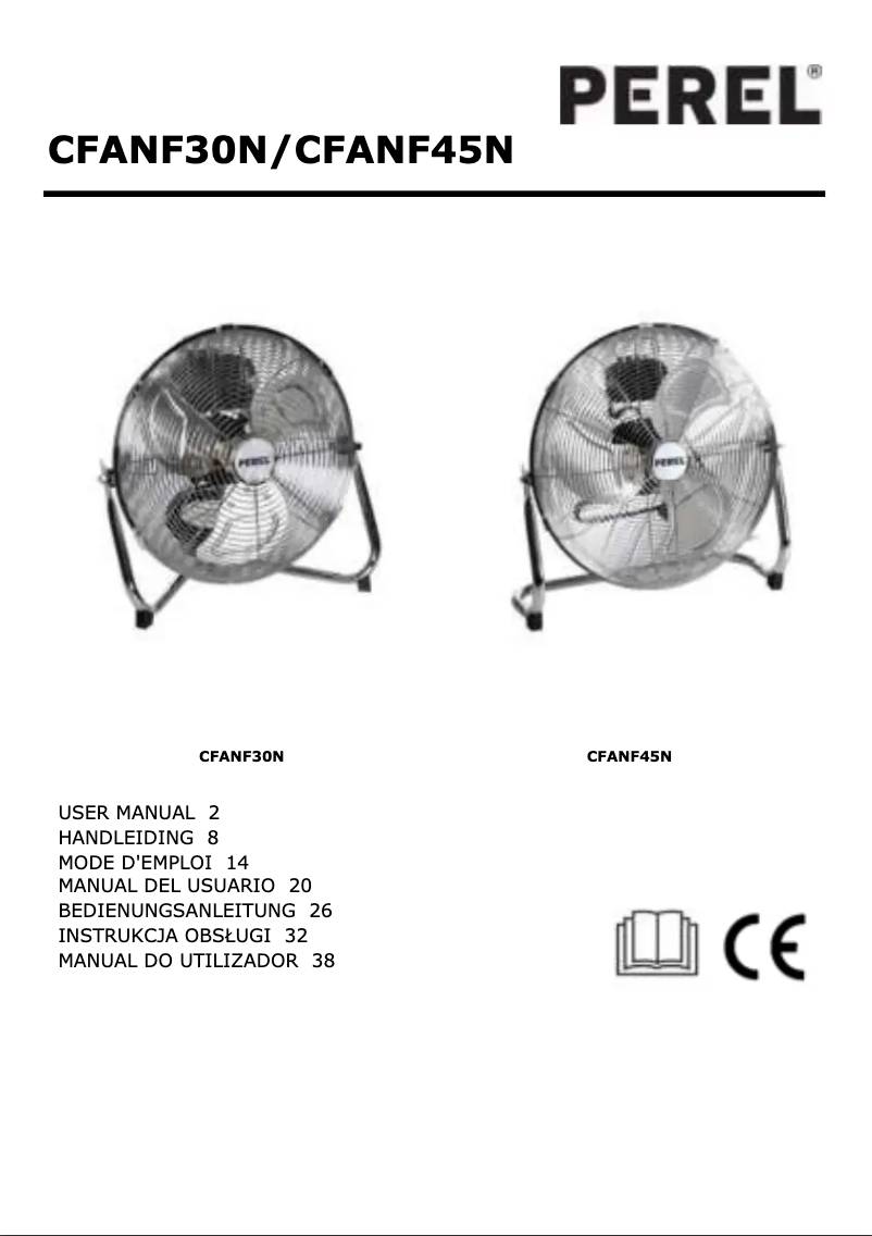 Page n°1 - Manuel utilisateur Perel CFANF45N