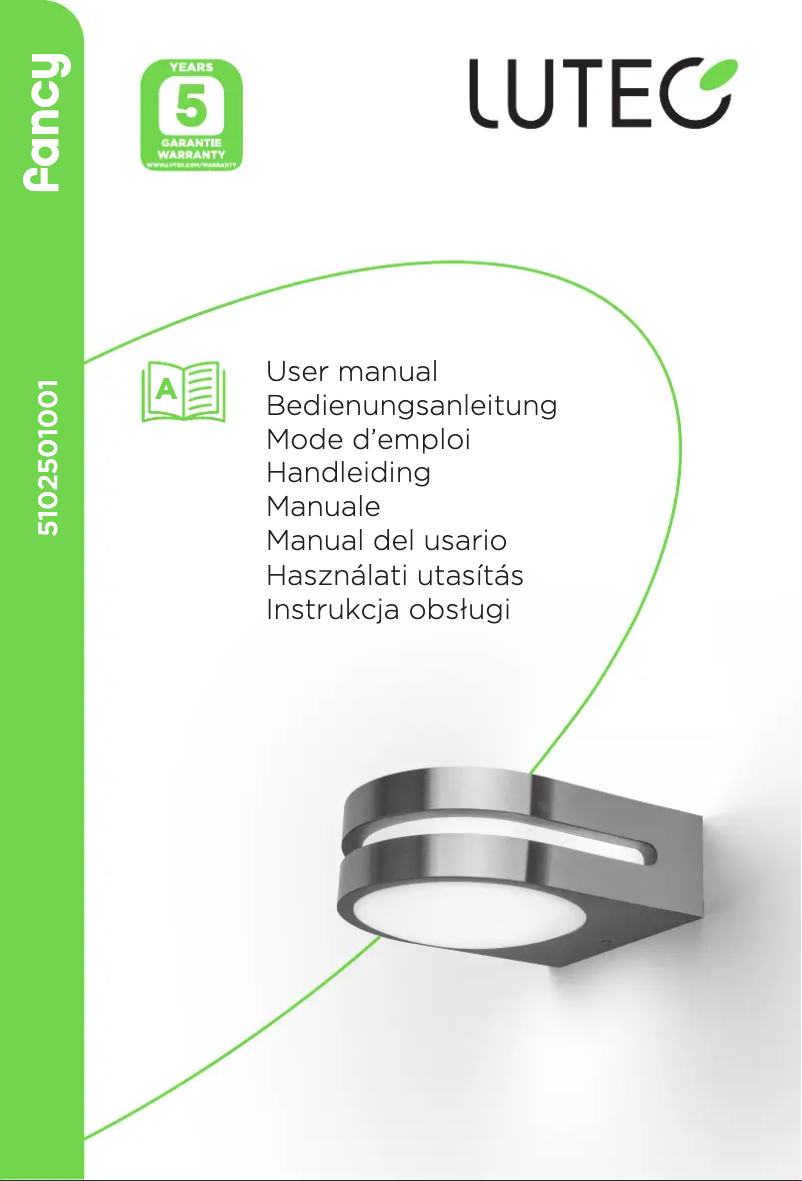 Page n°1 - Manuel utilisateur Lutec Fancy