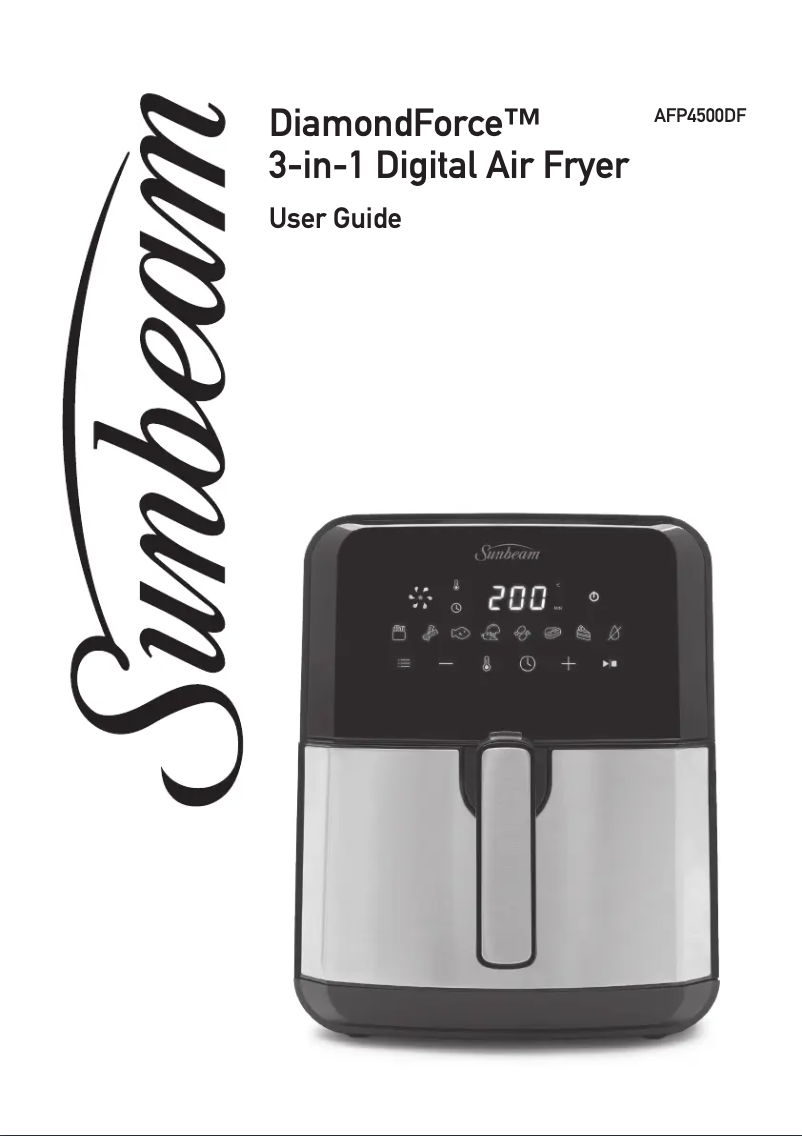 Image de la première page du manuel de l'appareil DiamondForce 3-in-1 AFP4500