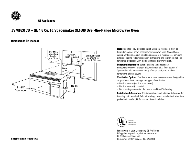 Image de la première page du manuel de l'appareil JVM1631CD