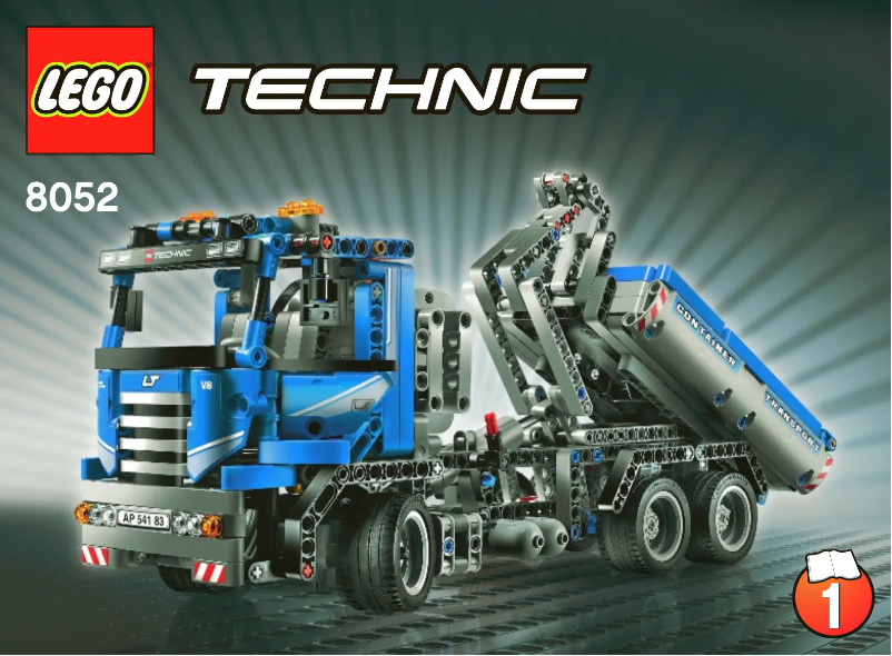 Page n°1 - Manuel utilisateur Lego Technic 8052