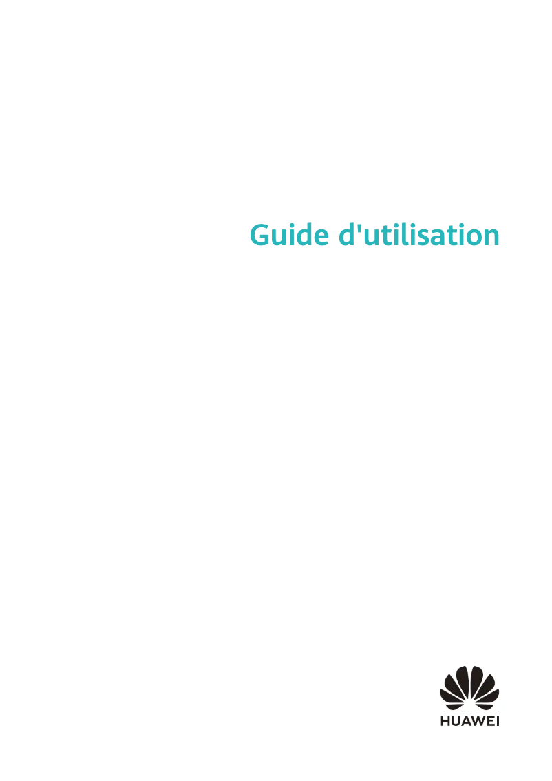 Page n°1 - Manuel utilisateur Huawei MateView GT