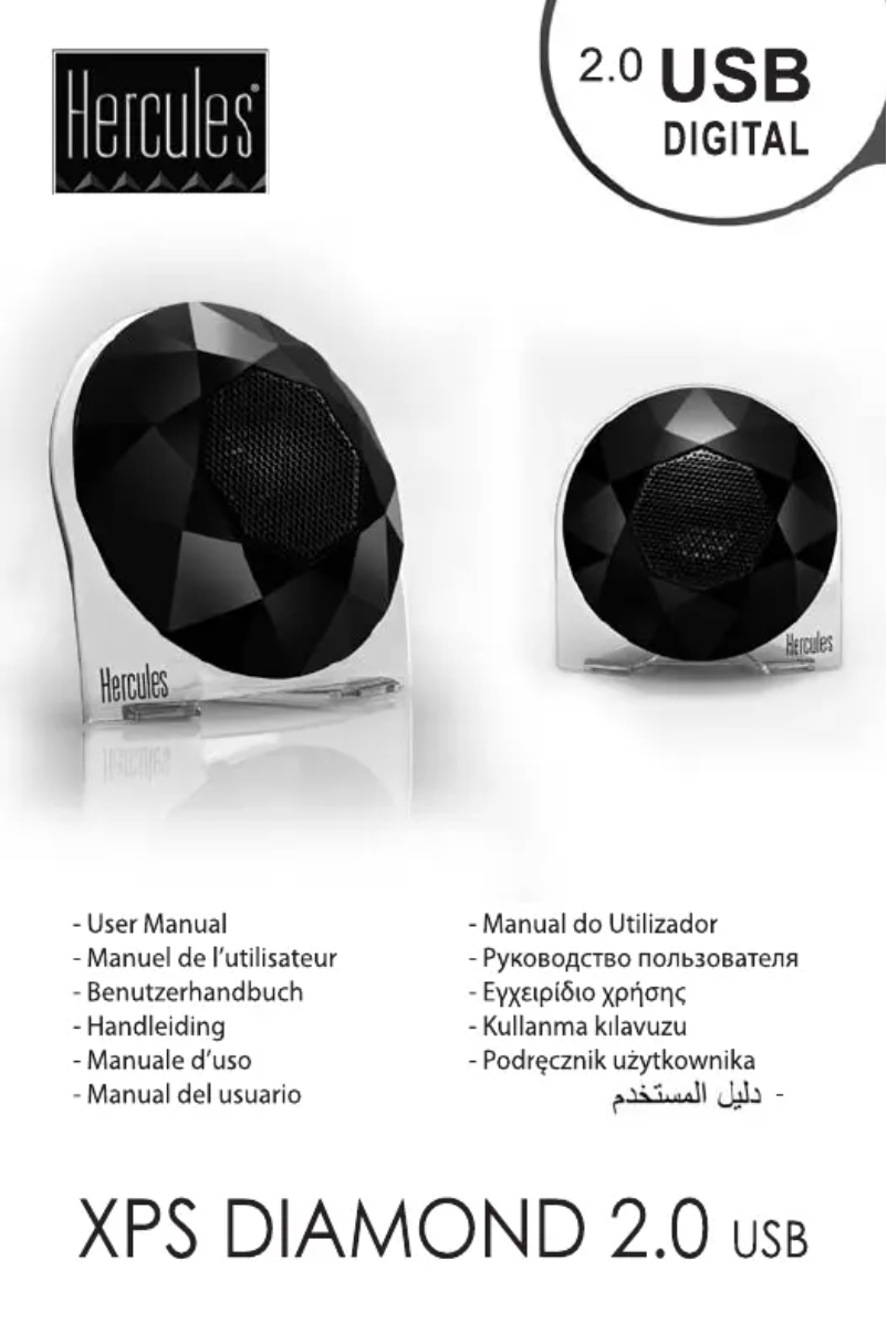 Page n°1 - Manuel utilisateur Hercules XPS DIAMOND 2.0 USB