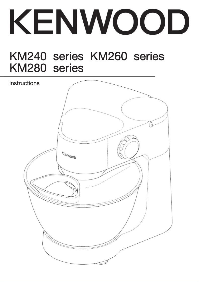 Page 1 de la notice Manuel utilisateur Kenwood KM245