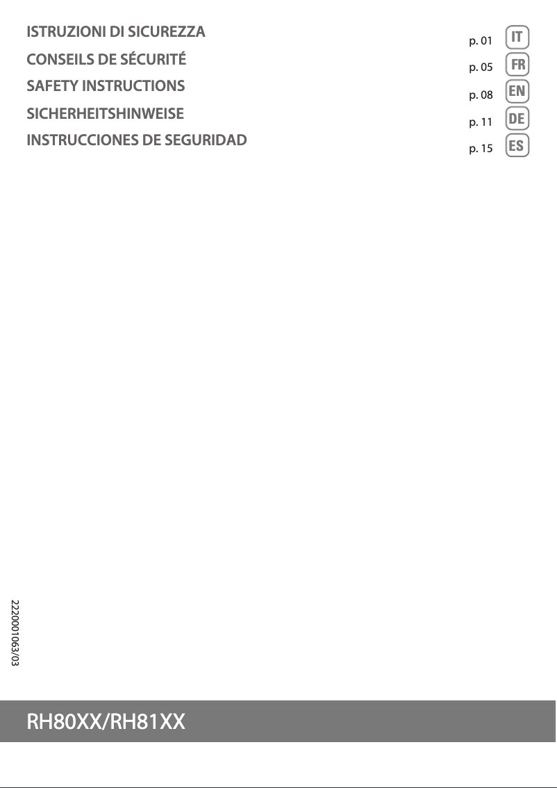 Página 1 del manual Manual de usuario Rowenta Powerline Extreme RH8147