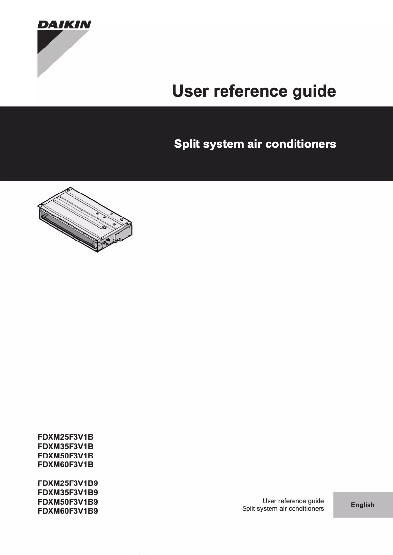 Imagen de la primera página del manual del dispositivo FDXM25F3V1B