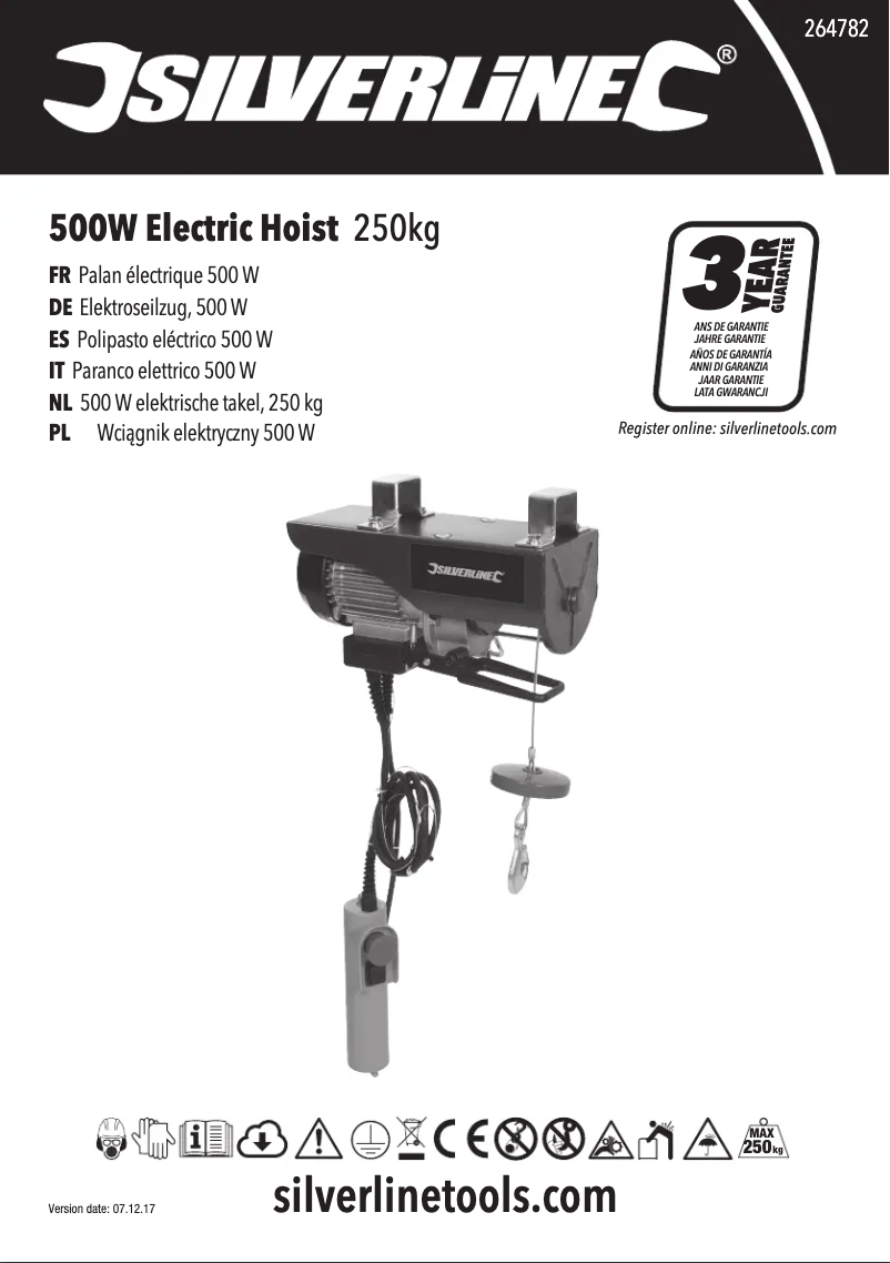 Page n°1 - Manuel utilisateur Silverline 264782