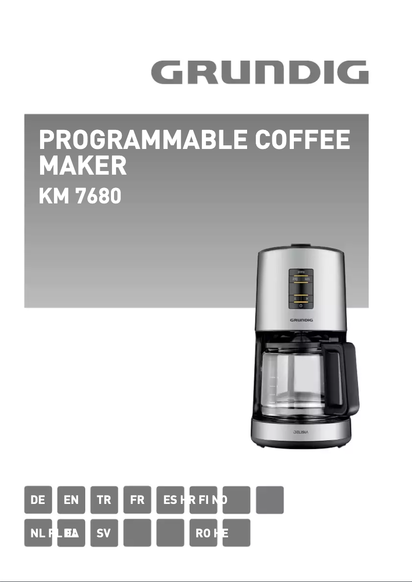 Image de la première page du manuel de l'appareil KM 7680