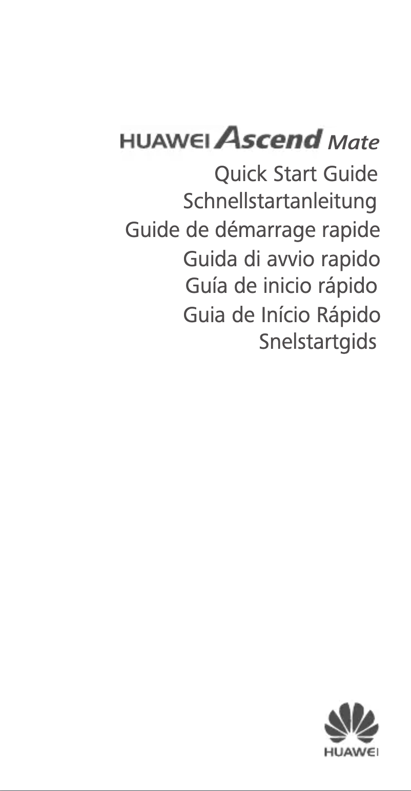 Page 1 de la notice Manuel utilisateur Huawei Ascend Mate