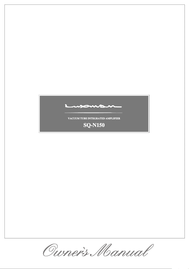 Page n°1 - Manuel utilisateur Luxman SQ-N150