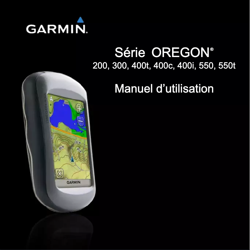 Image de la première page du manuel de l'appareil Oregon 300