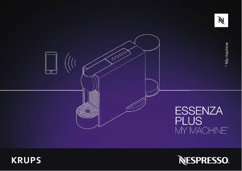 Page 1 de la notice Manuel utilisateur Krups Nespresso Essenza Plus XN5108