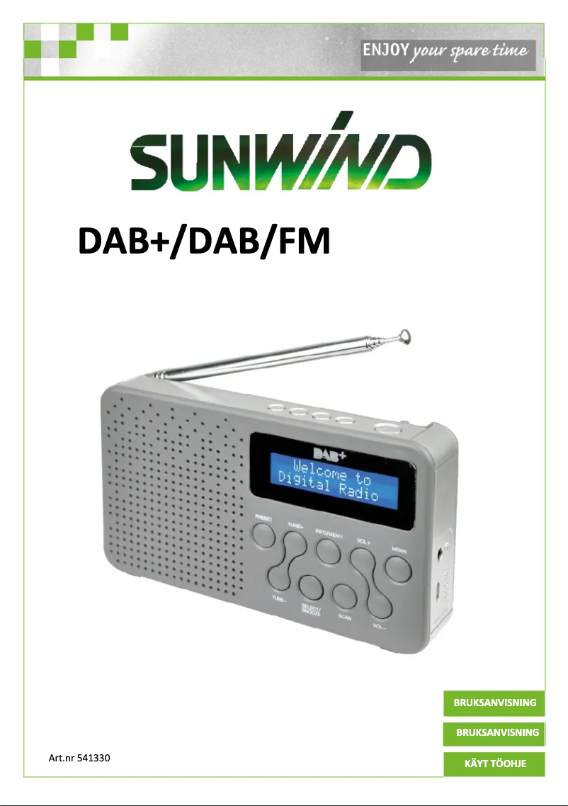 Image de la première page du manuel de l'appareil 541330