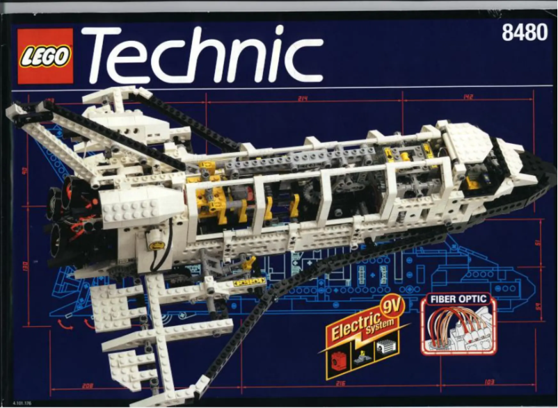Page n°1 - Manuel utilisateur Lego Technic 8480