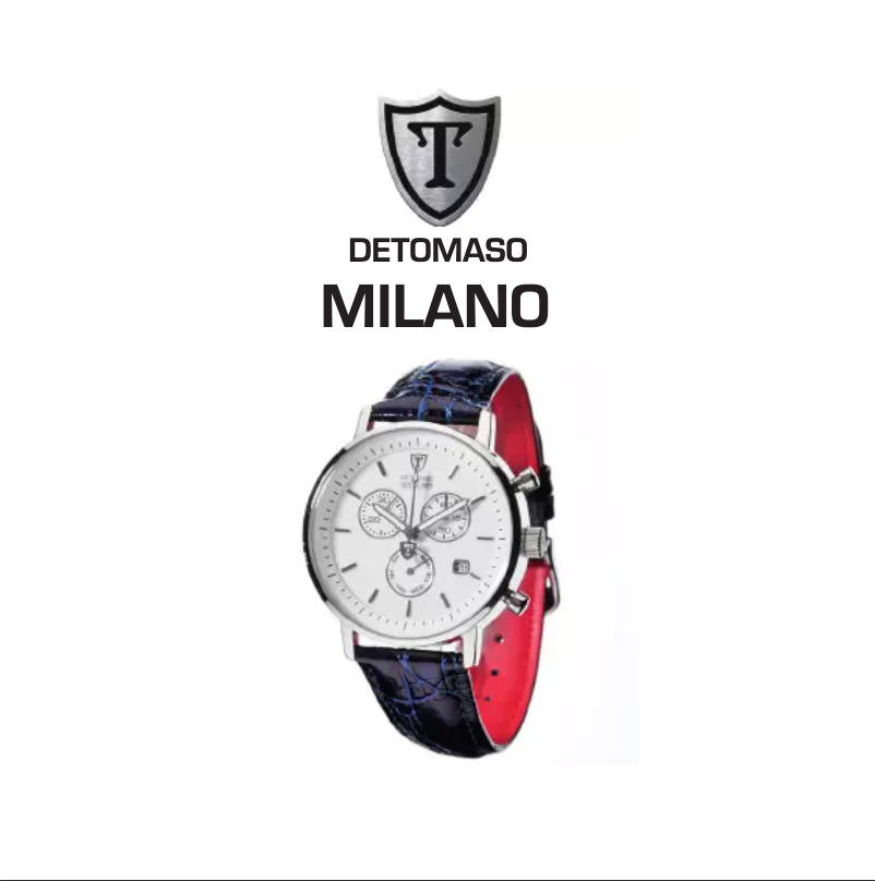 Page n°1 - Manuel utilisateur Detomaso Milano