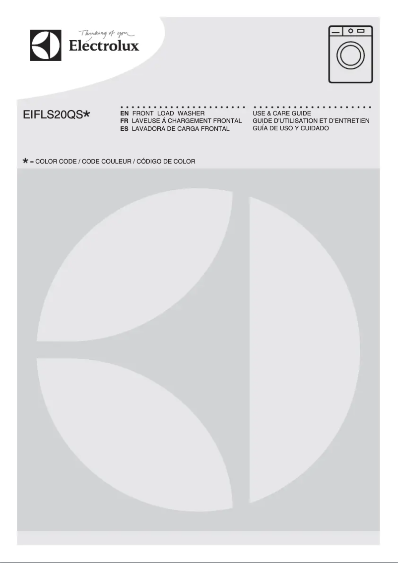 Image de la première page du manuel de l'appareil EIFLS20QS