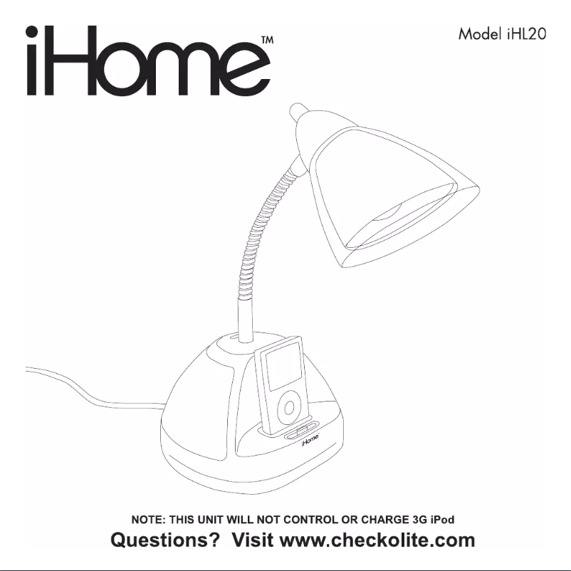 Page n°1 - Manuel utilisateur Checkolite iHL20