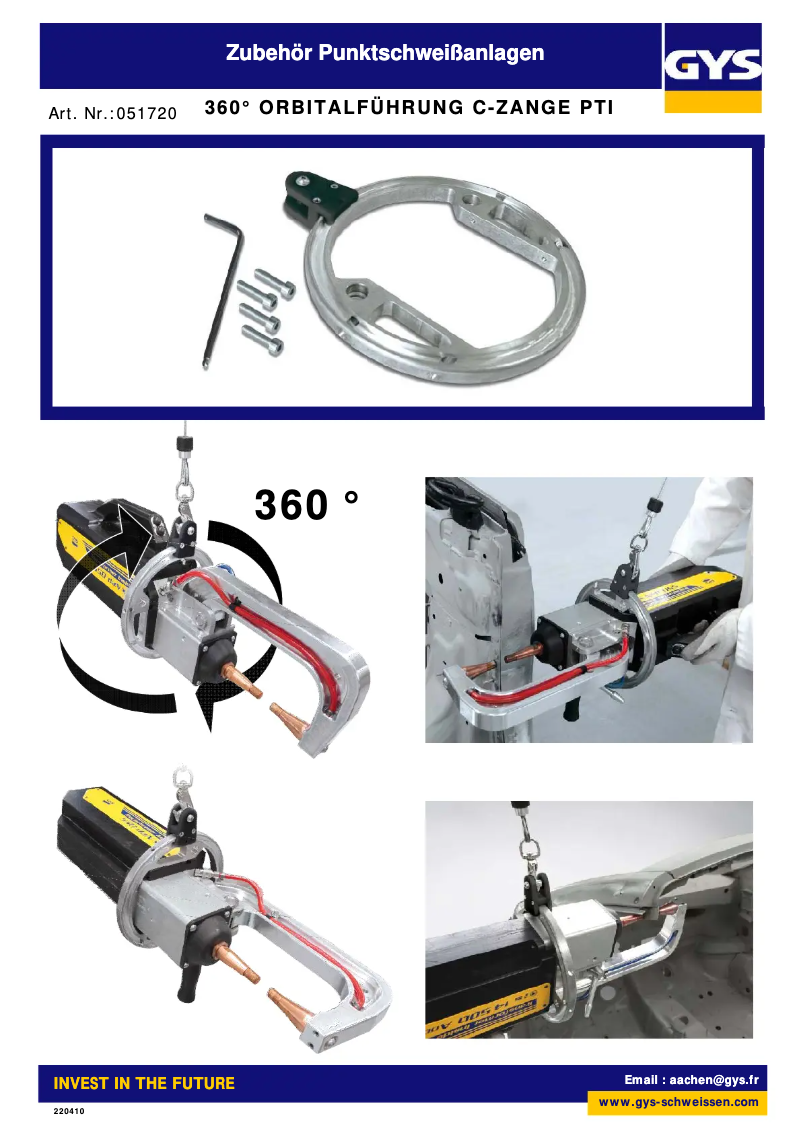 Image de la première page du manuel de l'appareil Gyro 360°