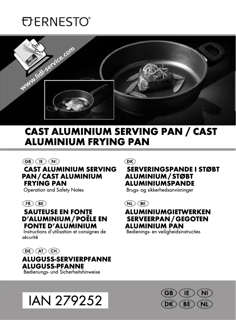 Page 1 de la notice Manuel utilisateur Ernesto IAN 279252