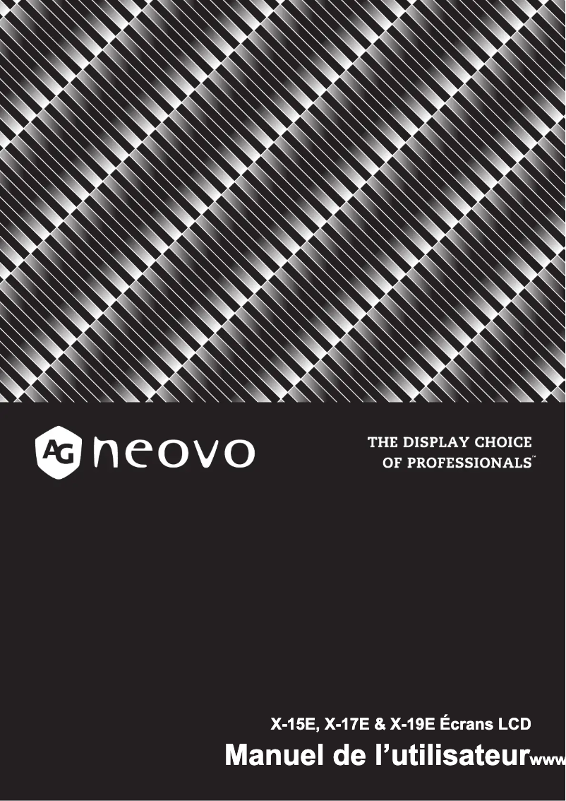 Image de la première page du manuel de l'appareil X-15E