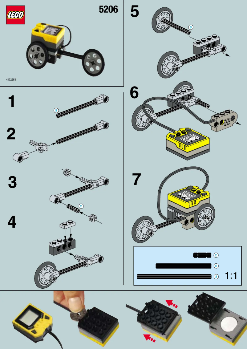 Page n°1 - Manuel utilisateur Lego Speed Computer