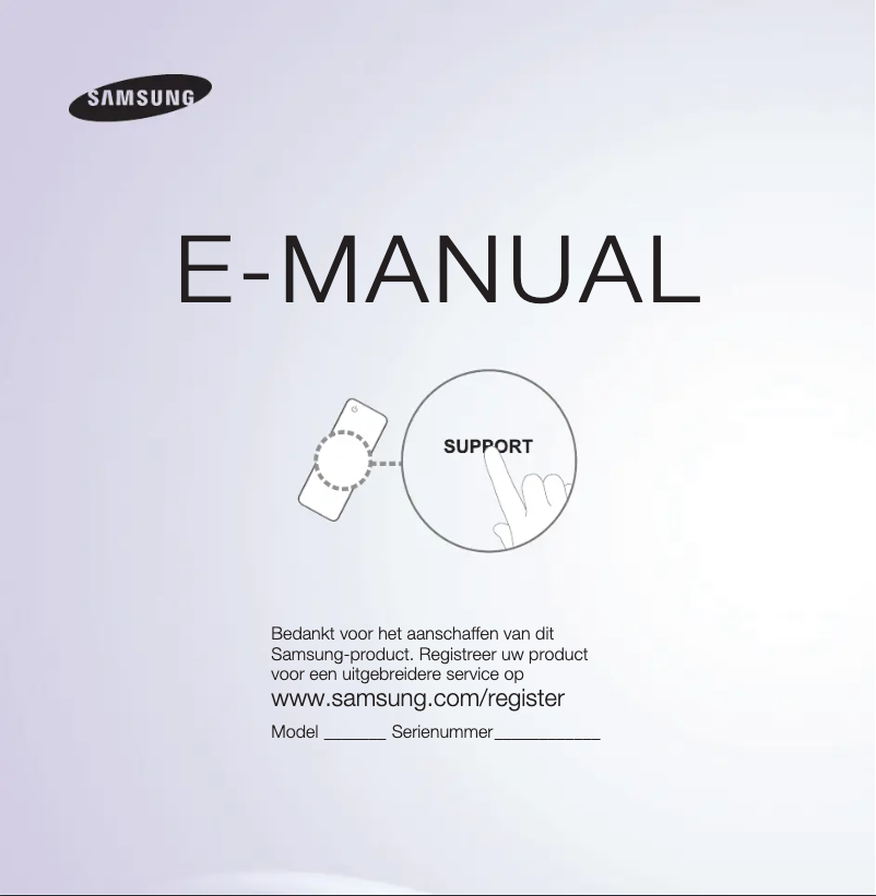 Image de la première page du manuel de l'appareil UE32ES6100