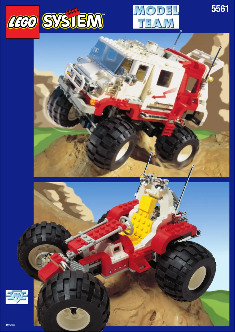 Page 1 de la notice Manuel utilisateur Lego SAFARI RALLY VAN